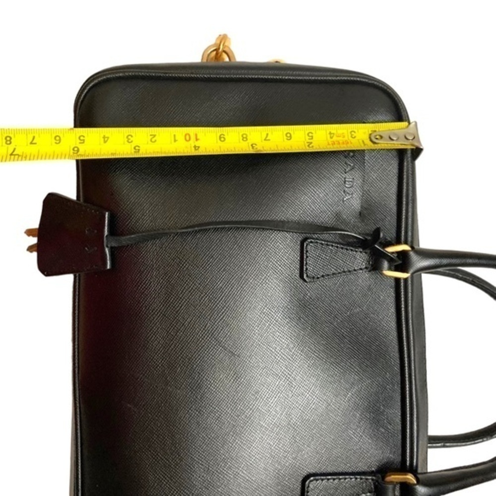 Prada guaranteed authentic small lux black saffiano leather bag - Picture 6 of 11